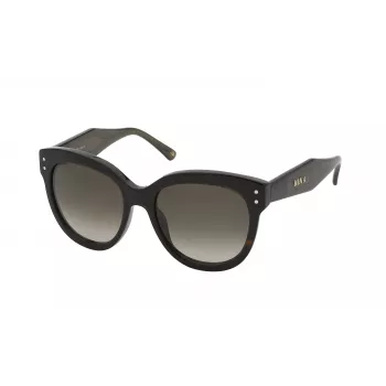 NINA RICCI Gafas de sol mujer mariposa SNR324550909 Havana acetato marrón lente degradada 55/18/140 mm