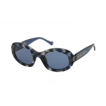 NINA RICCI Gafas de sol de mujer estilo ojo de gato SNR321520811 Havana Tortoise Brown Gradient 52mm