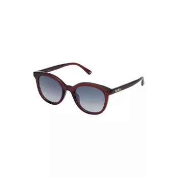 NINA RICCI Gafas de sol para mujer SNR264-500AFD Havana Brown Gradient Mariposa