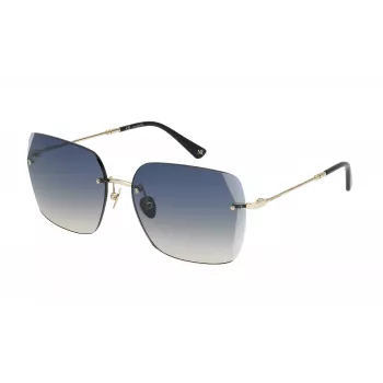 Nina Ricci mujer gafas de sol SNR271V60300Y mariposa oversized marrón oscuro havana degradado marrón 60mm