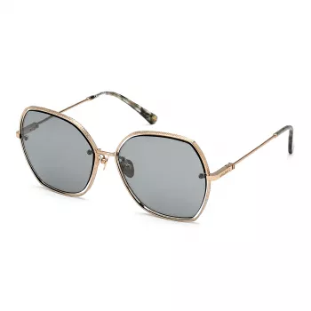 NINA RICCI Gafas de sol de mujer SNR304-598FEX Marrón/Oro Butterfly Cat-Eye