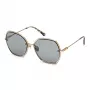 NINA RICCI Gafas de sol de mujer SNR304-598FEX Marrón/Oro Butterfly Cat-Eye