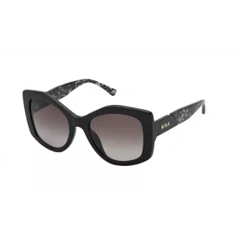 Gafas de sol de mujer NINA RICCI SNR317-530700 - Montura de acetato, lentes degradadas marrones, 53 mm