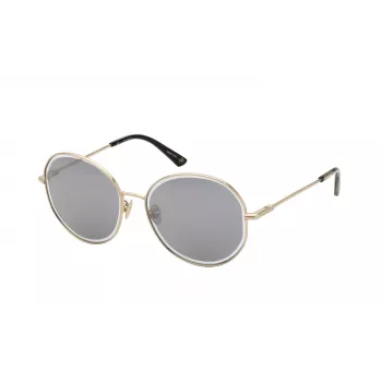 NINA RICCI Gafas de sol para mujer SNR320M58300Y montura de acetato mariposa lente gris degradado 58 mm
