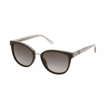 Gafas de sol de mujer NINA RICCI SNR3585406WT - montura gris transparente, lentes grises degradadas, 54/19/140 mm
