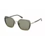 NINA RICCI Gafas de sol de mujer SNR359540AG1 - Montura butterfly de acetato Havanna con lentes degradadas marrones