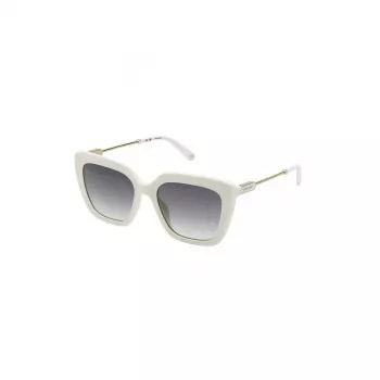 NINA RICCI Gafas de sol para mujer SNR379543GFG - montura dorada, lentes degradadas marrones, 54 mm