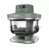 Ninja AS090EUGN Freidora de Aire 5 en 1 XL Glass Air Fryer Crispi Pro, 5,7 l, 2050 W, Verde Musgo