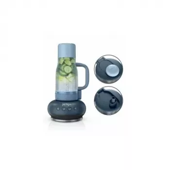 Ninja BlendBoss DB351EUCY Batidora de vaso, Azul (Cyberspace)