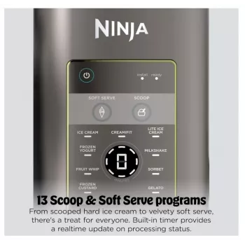 Ninja Creami Scoop & Swirl Máquina de helados y slush 13 en 1 0,48 l Azul EU NC702EU