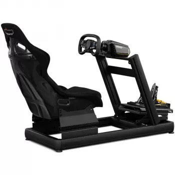Nitro Concepts Kit de montaje con deslizador y soporte para asiento bucket negro