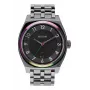 Reloj NIXON hombre A325-1698-00 40mm caja de acero inoxidable correa de piel movimiento de cuarzo japonés
