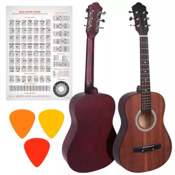 NN AG 34 1/2 guitarra acústica para aprender a tocar, mate