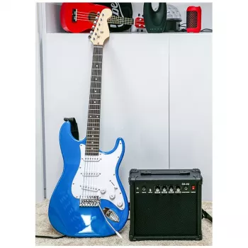 NN EG SET BLU set de iniciación de guitarra eléctrica azul