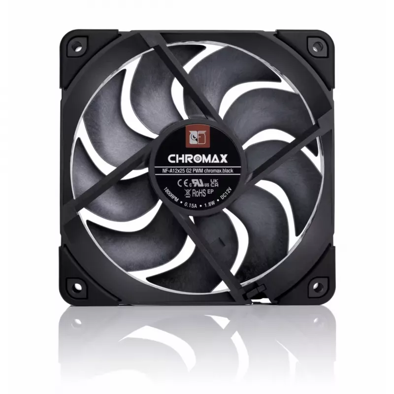 Noctua NF-A12x25 G2 PWM chromax.black ventilador 120mm