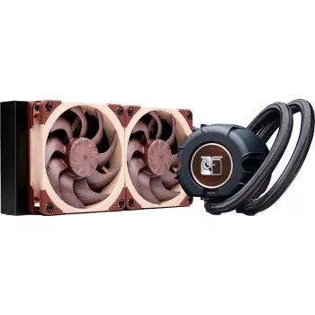 Noctua NL-LC1-24 Disipador de CPU de aire de perfil bajo para AMD AM4 (Ryzen) - negro/marrón