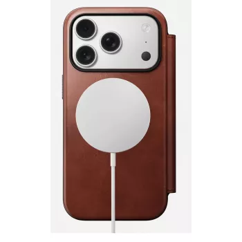 NOMAD funda de piel para iPhone 17 Pro con MagSafe y cartera