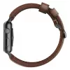 Correa NOMAD Traditional - correa de piel Horween para Apple Watch 46mm/49mm, Rustic Brown, Black Hardware
