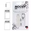 Noosy NS-SIM-WH Kit adaptador de tarjeta SIM blanco (Nano/Micro a Micro/Estándar, 3 adaptadores + extractor)
