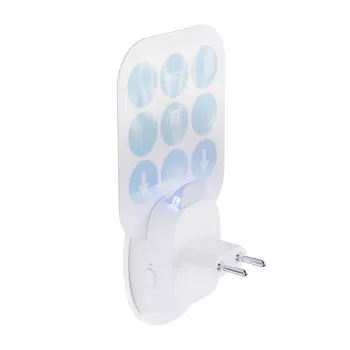 Noveen lámpara insecticida 2en1 Bug Zapper + luz nocturna enchufe ajustable hasta 30 m²