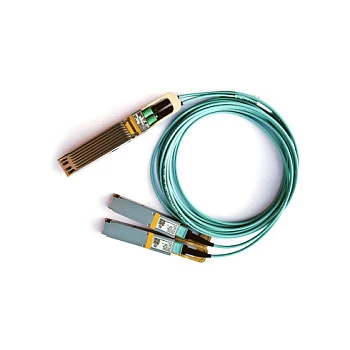 NVIDIA AOC Splitter IB Twin Port HDR400Gb cable óptico activo - 5 m