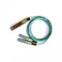 NVIDIA AOC Splitter IB Twin Port HDR400Gb cable óptico activo - 5 m