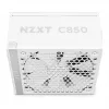 NZXT C850 Gold ATX 3.1 Fuente de alimentación totalmente modular - 850W, 80 PLUS Gold, Blanco