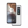 OBAL:ME Protector de pantalla de cristal 5D para Motorola G32 negro