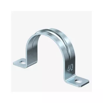 OBO 605 40 G Abrazadera de fijación de dos piezas 40mm acero galvanizado electrolítico