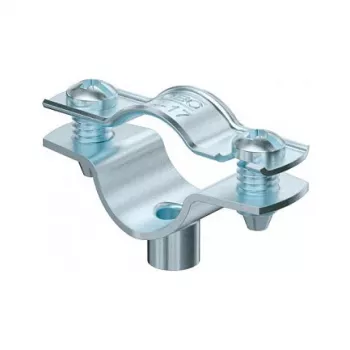 OBO ASG 732 17 G abrazadera distanciadora con conexión roscada M6, 14-17 mm, acero, cincado electrolítico
