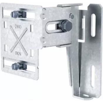 OBO Bettermann BKN12020 Soporte de montaje, galvanizado en caliente, 120-205 mm 6288005