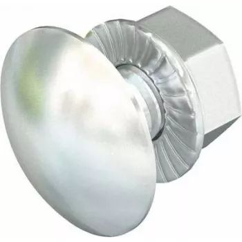 OBO BETTERMANN FRSB 6x12 A2 Tornillo de cabeza redondeada con tuerca combinada M6x12 acero inoxidable 1.4301 2B 6406138