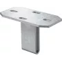 OBO Bettermann KU 7 Placa base para poste de soporte US 7, acero galvanizado en caliente, 100x100x7 mm 6349102