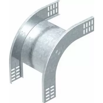 OBO Bettermann codo vertical RBV 610 F FS 90° hacia abajo 60x100mm galvanizado en caliente 7007055