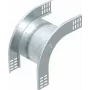OBO Bettermann codo vertical RBV 610 F FS 90° hacia abajo 60x100mm galvanizado en caliente 7007055