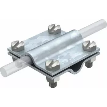 OBO Bettermann Conector cruzado vertical 8-10x8-10 mm acero electrogalvanizado Tipo 251 (5312035)