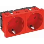 OBO BETTERMANN Toma de corriente vertical 0° 2 tomas Schuko STD (6120028)