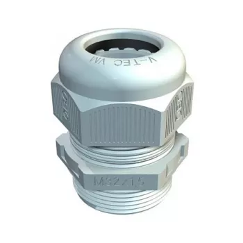 OBO V-TEC VM25 LGR prensaestopas métrico M25 poliamida gris claro RAL 7035