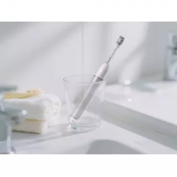 Oclean Ease Pro Silver Cepillo de dientes eléctrico con tecnología sónica, 5 modos de limpieza, carga USB-C, IPX7 resistente al agua, 180 días de autonomía