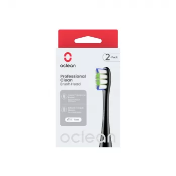 OCLEAN Professional Clean cabezal de cepillo P1C5 B02 2 uds. negro