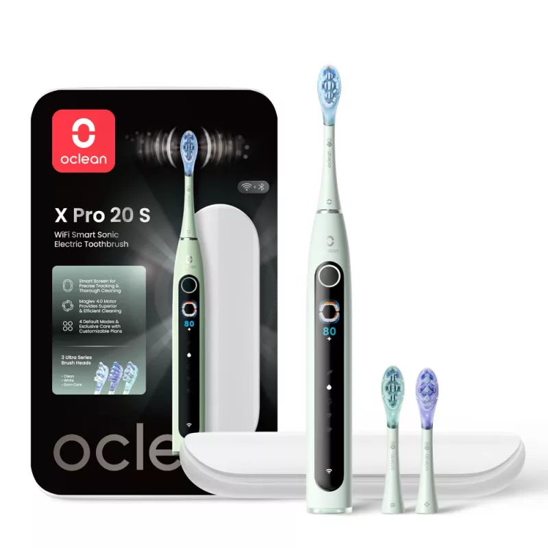 OCLEAN X Pro 20 S cepillo de dientes eléctrico verde