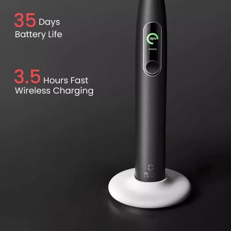OCLEAN X Pro Elite Set Premium Cepillo de Dientes Eléctrico Negro