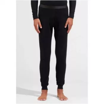 ODLO BL Bottom Pantalón largo de merino, Talla L, Negro