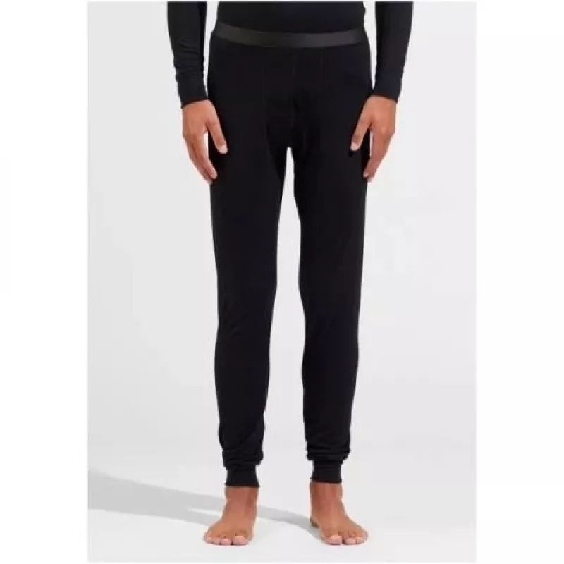 ODLO BL Bottom Pantalón largo de merino, Talla L, Negro