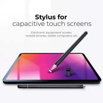 Lápiz stylus capacitivo OEM para pantallas táctiles - negro