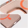 OEM Funda para iPhone 15 Pro Max Simply compatible con MagSafe titanio desierto