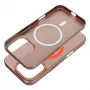 OEM Funda para iPhone 15 Pro Max Simply compatible con MagSafe titanio desierto