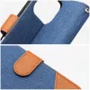 OEM Funda tipo libro para iPhone 16 Pro Max Jeans Book azul