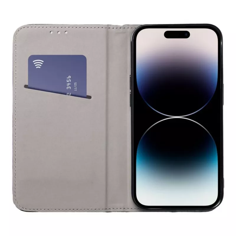 Funda tipo libro OEM para Motorola Edge 60 Fusion Smart Magneto Negra