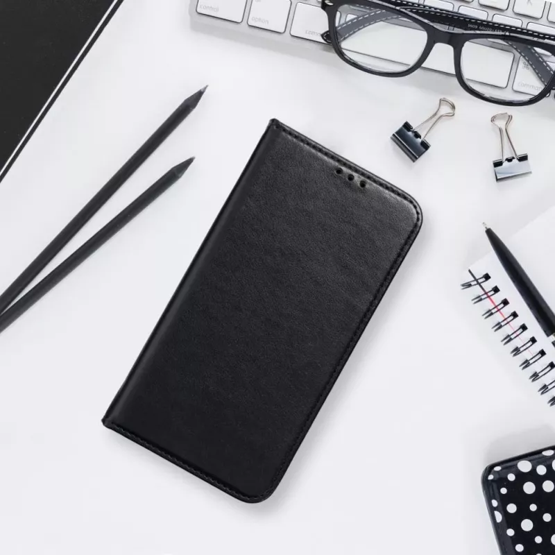Funda tipo libro OEM para Motorola Edge 60 Fusion Smart Magneto Negra